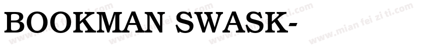 BOOKMAN SWASK字体转换